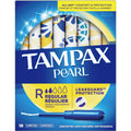 Tampones Pearl Absorción Regular 18 unidades Tampax