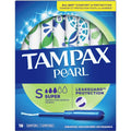 Tampones Pearl Grado de Absorción Súper 18 Tampones Tampax