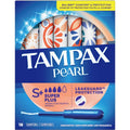 Tampones Pearl Grado de Absorción Súper Plus 18 Tampones Tampax