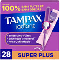 Tampones Radiant con Trenza LeakGuard Tampax