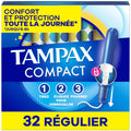 Tampones Pocket Pearl Compactos Aplicador Plástico sin BPA Tampax