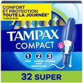 Tampones Pearl Compacts Tampax