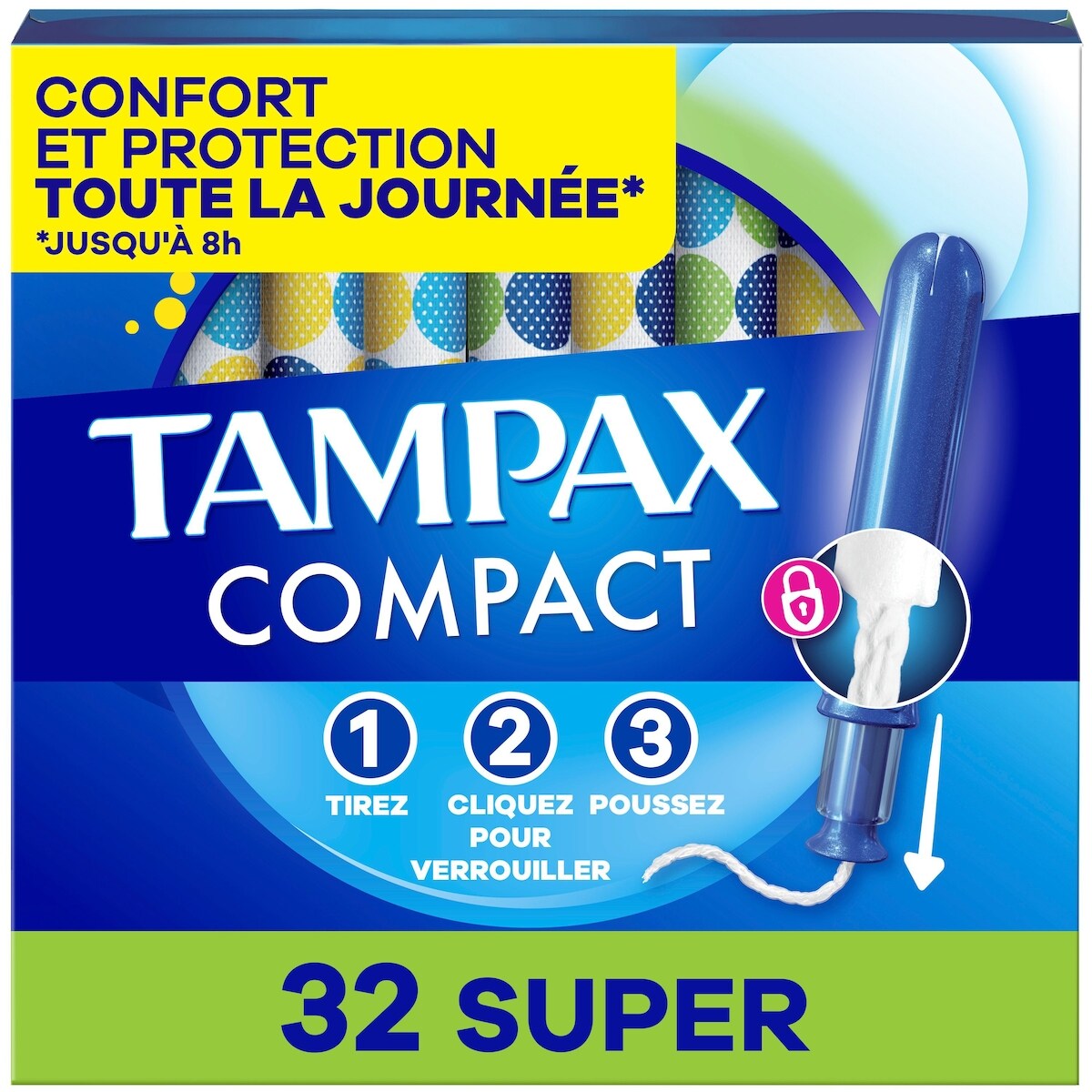 Tampones Pearl Compacts Tampax