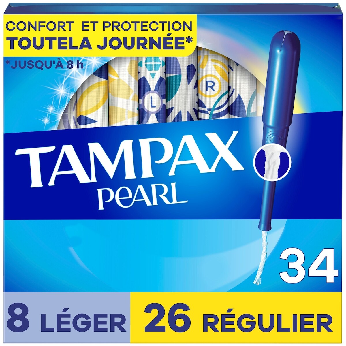 Tampones Pearl con Trenza LeakGuard Tampax