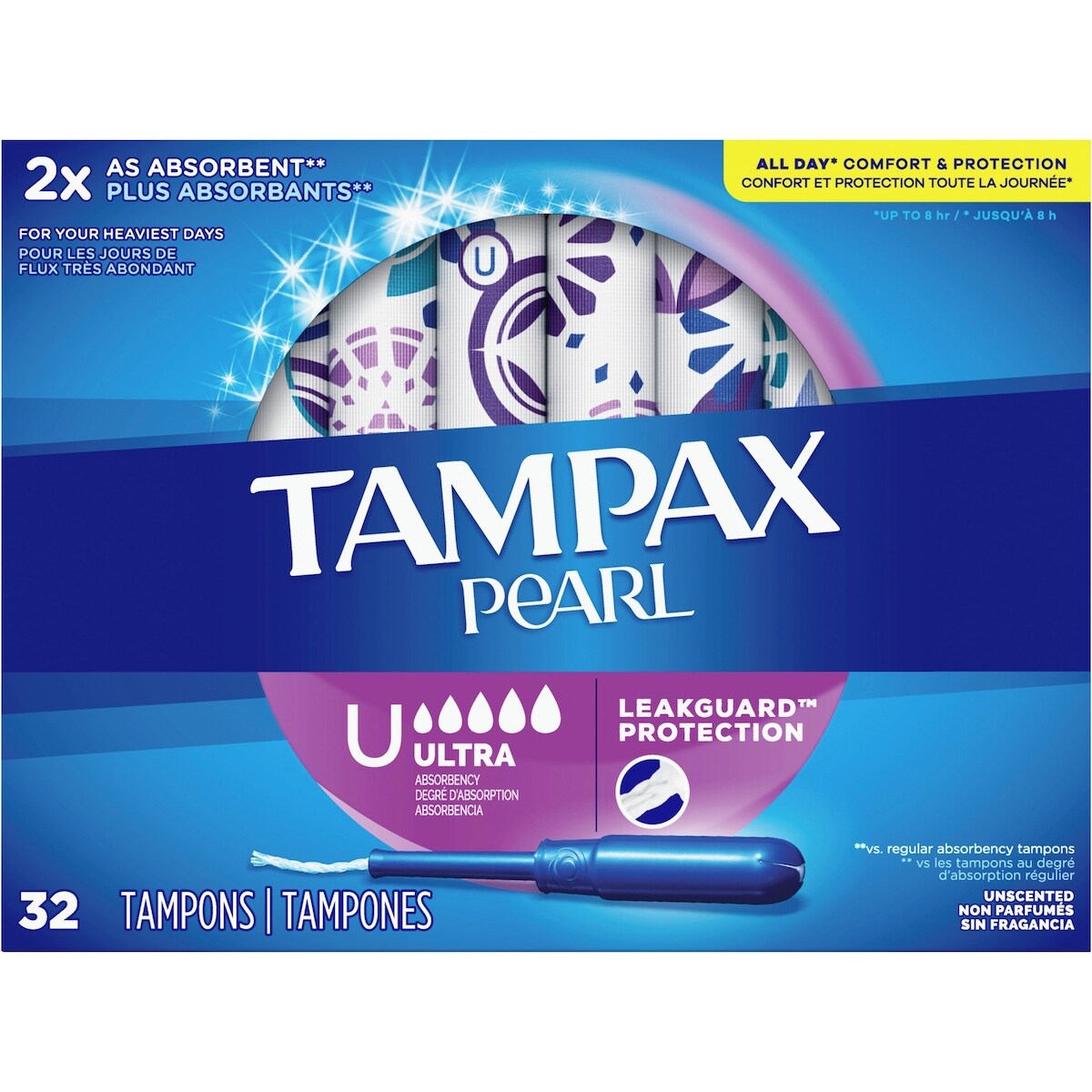 Tampones Pearl Absorción Ultra 32 un. Tampax