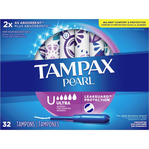 Tampones Pearl Absorción Ultra 32 un. Tampax