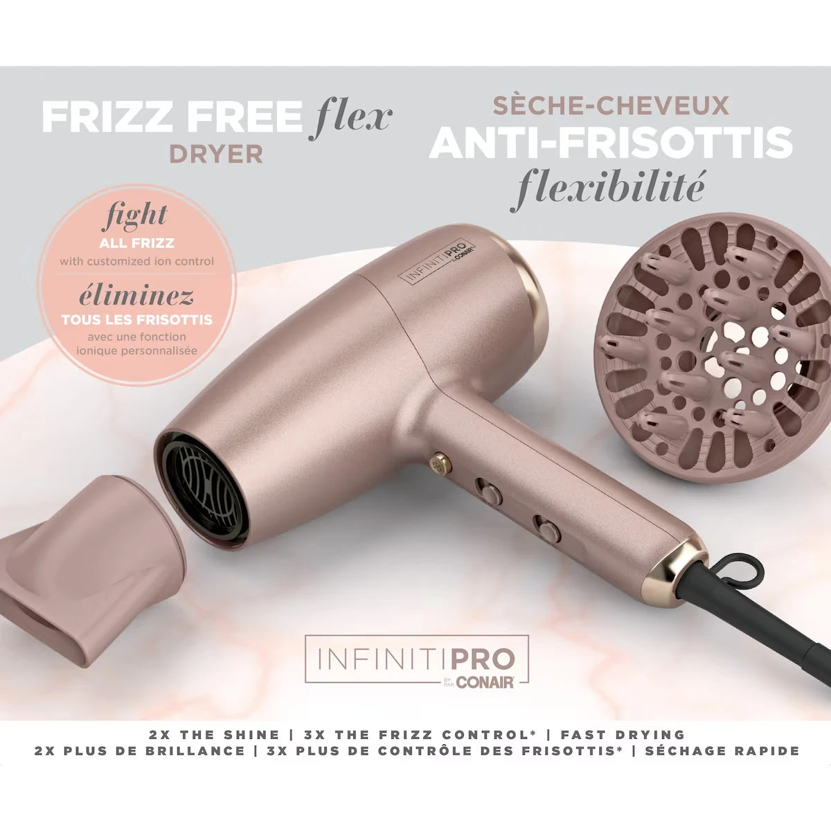 Secador de Pelo Frizz Free Flex Conair
