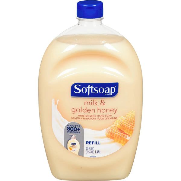 Jabón Líquido de Manos Leche y Miel Dorada 1,47 L Softsoap