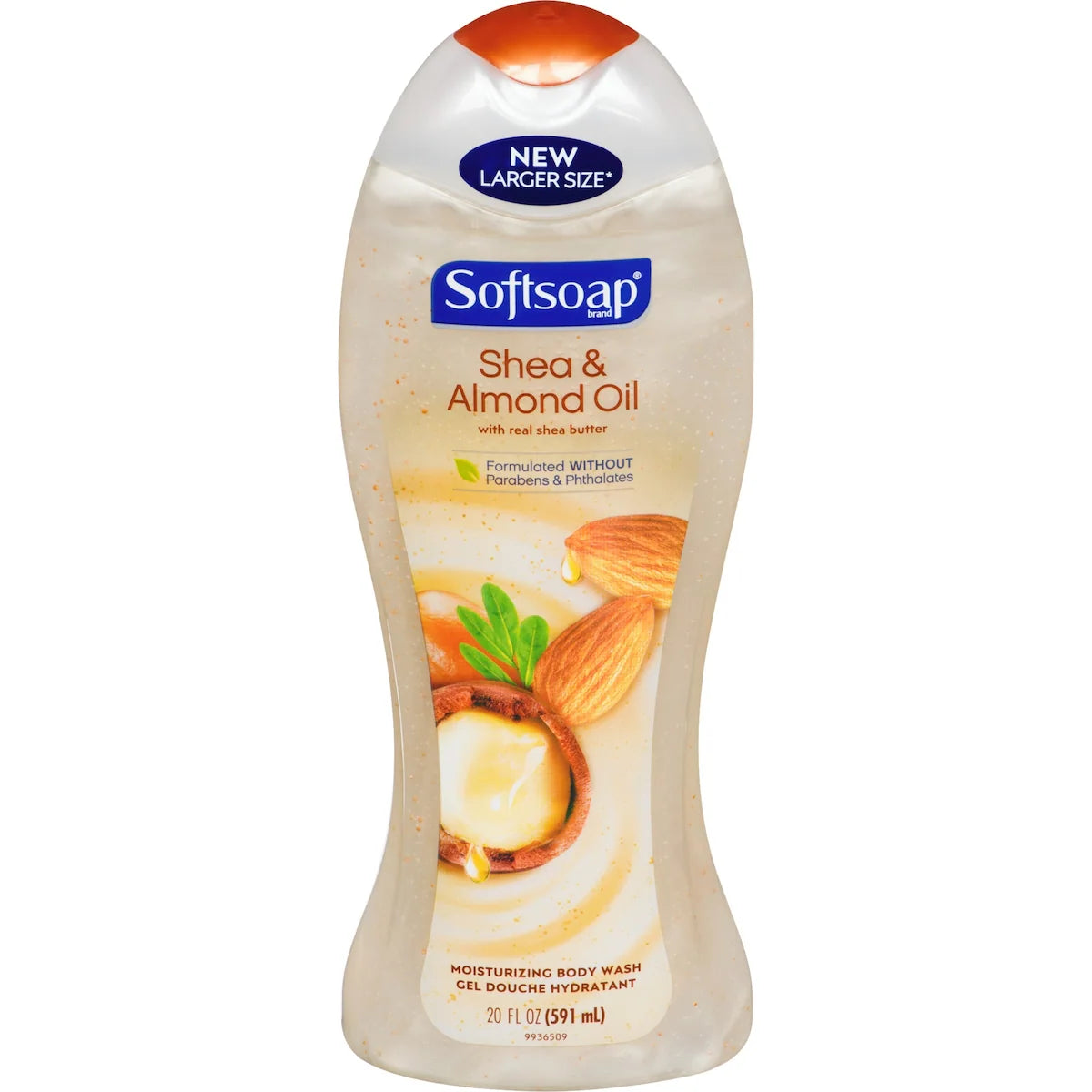 Hidratante Facial Gel de Baño Shea & Almendra Aceite 591 ml Softsoap