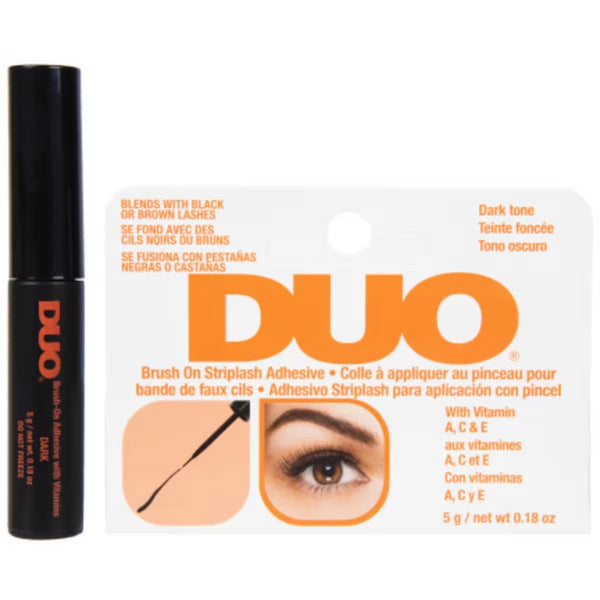 Adhesivo para Pestañas Postizas Tono Oscuro Duo