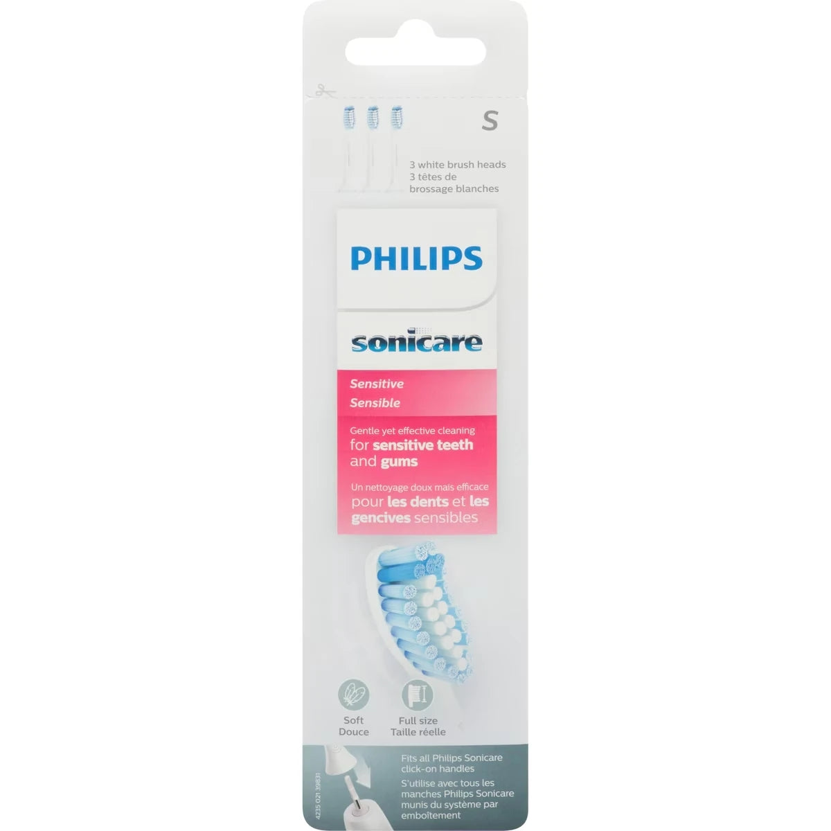 Cabezales de Repuesto Sonicare ProResults Dientes Sensibles Philips
