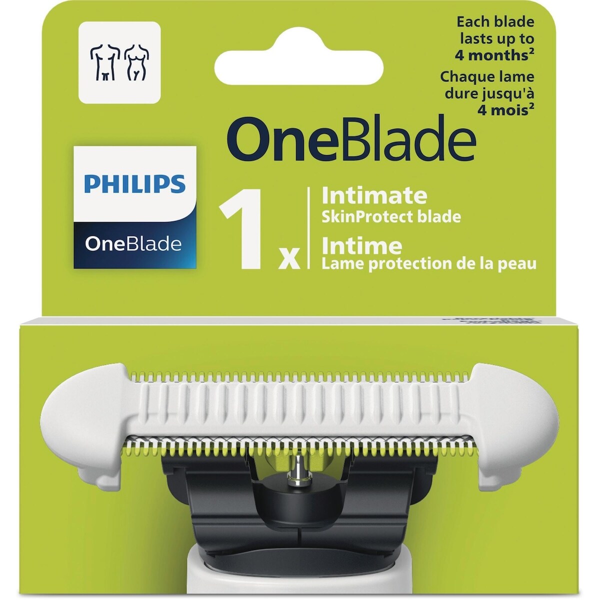 Cuchilla de Repuesto OneBlade Intimate QP219/50 Philips
