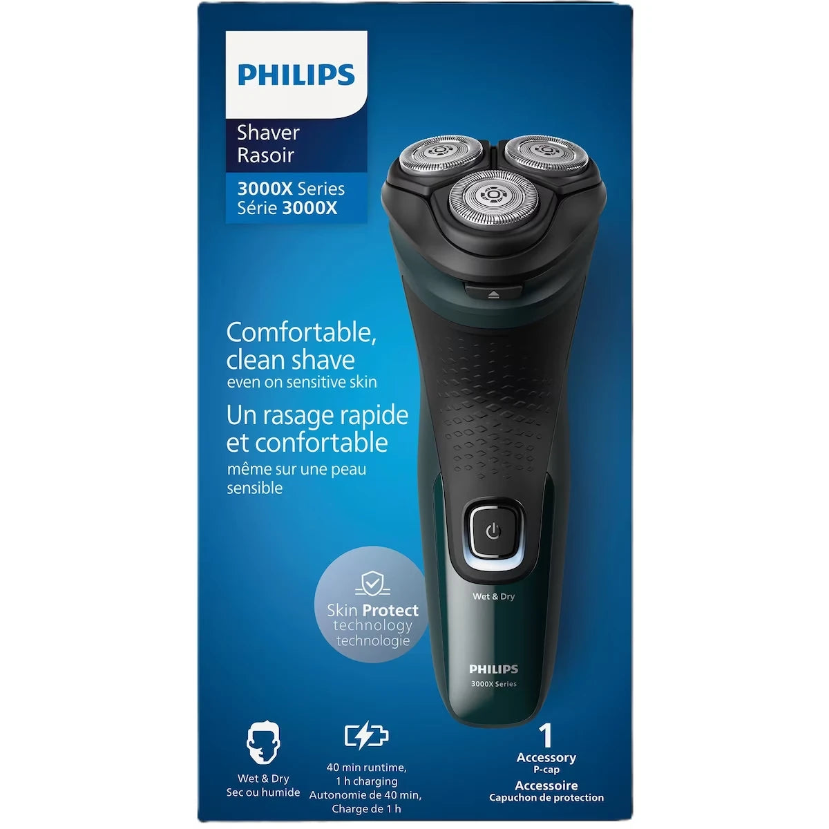 Afeitadora Eléctrica Serie 3000X Philips