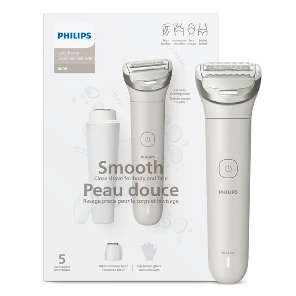 Afeitadora Eléctrica Recargable para Mujer Serie 6000 Philips