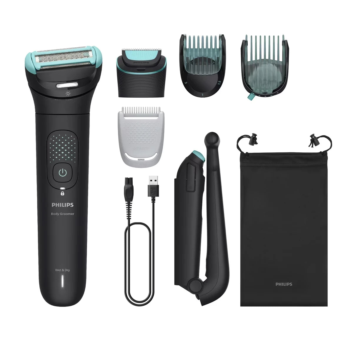 Afeitadora Corporal Serie 7000 Cabezal Flexible 2D Philips