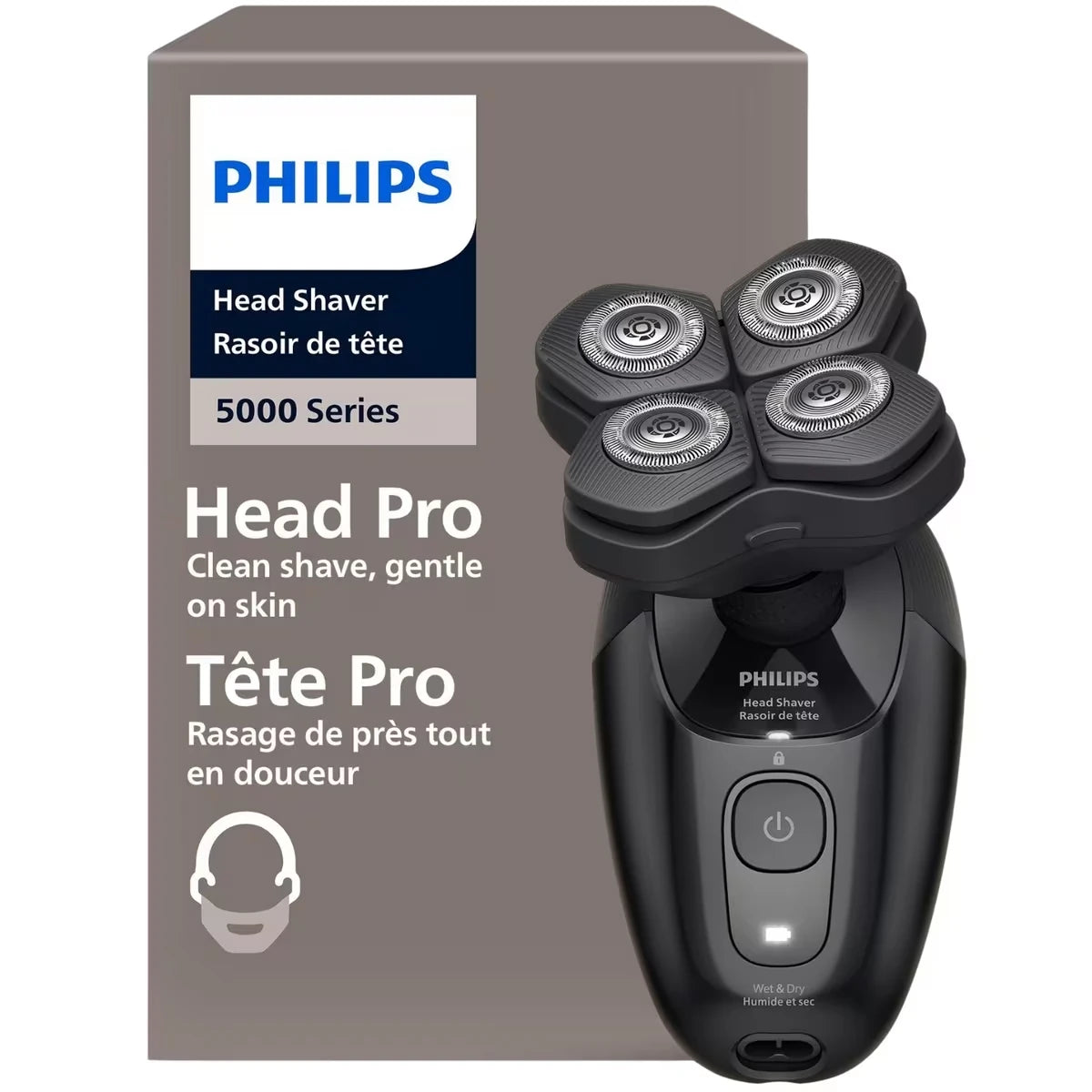 Afeitadora de Cabeza Pro 5000 Series Cuchillas ComfortCut Philips
