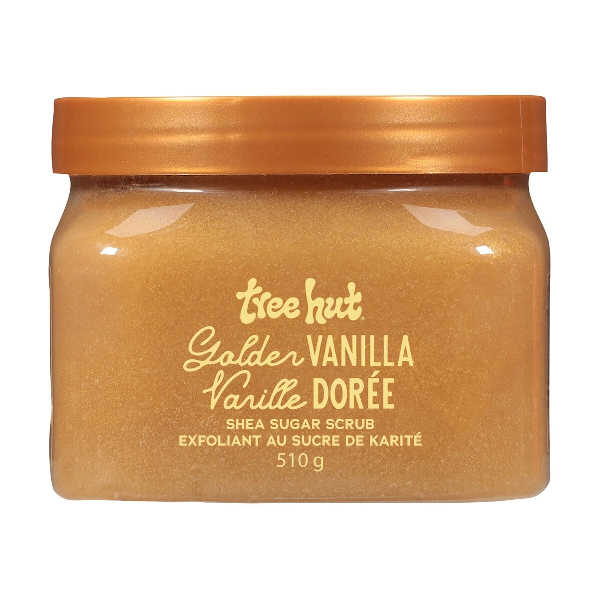 Exfoliante Corporal Vainilla Dorada con Azúcar de Karité Tree Hut