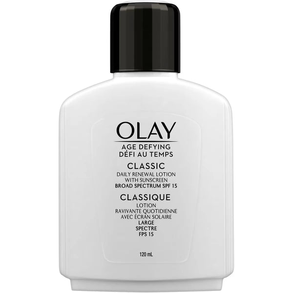 Protector Solar Age Defying Classic Renovador Loción FPS 15 Olay