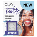 Limpiador Facial Cleansing Melts Retinol 12 un. Olay