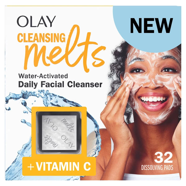 Limpiador Facial Cleansing Melts + Vitamina C 32 un. Olay