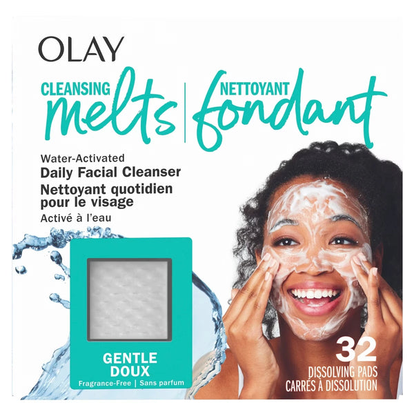 Limpiador Facial Cleansing Melts Suave 32 un. Olay