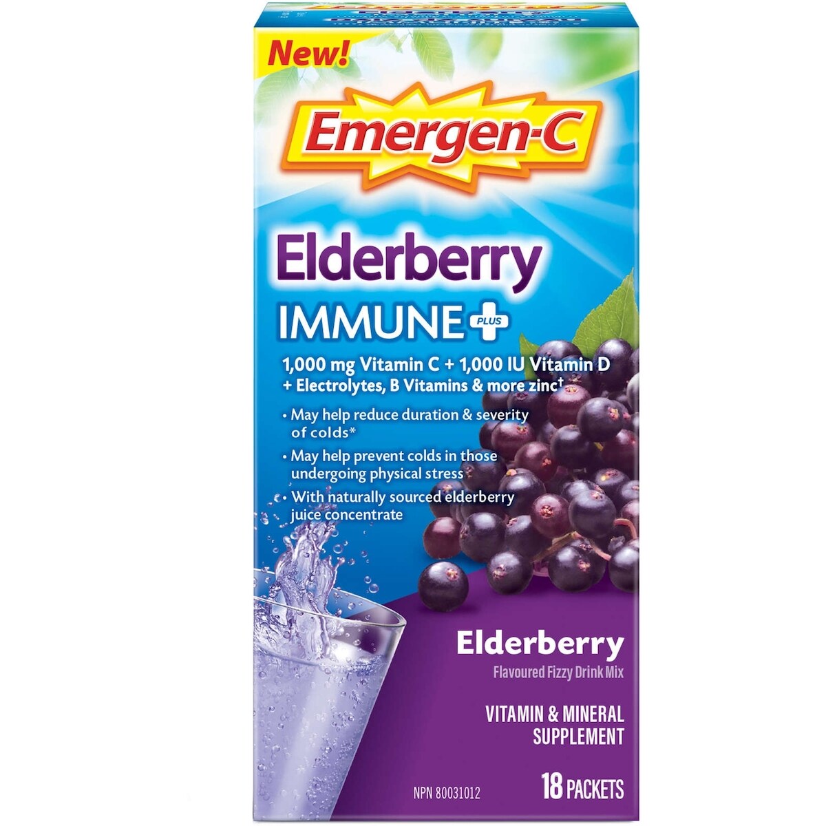 Suplemento en Polvo Immune+ Saúco Emergen-C