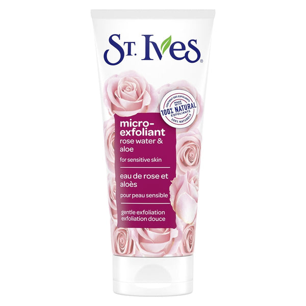 Exfoliante Suave Alisador con Agua de Rosas y Aloe Vera St. Ives