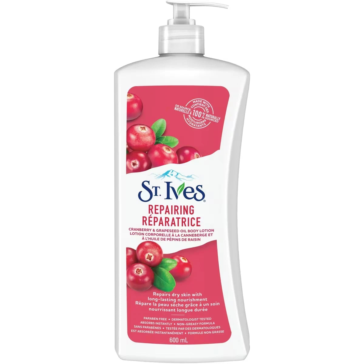Loción Corporal Semilla de Arándano Rojo y Aceite de Uva St. Ives