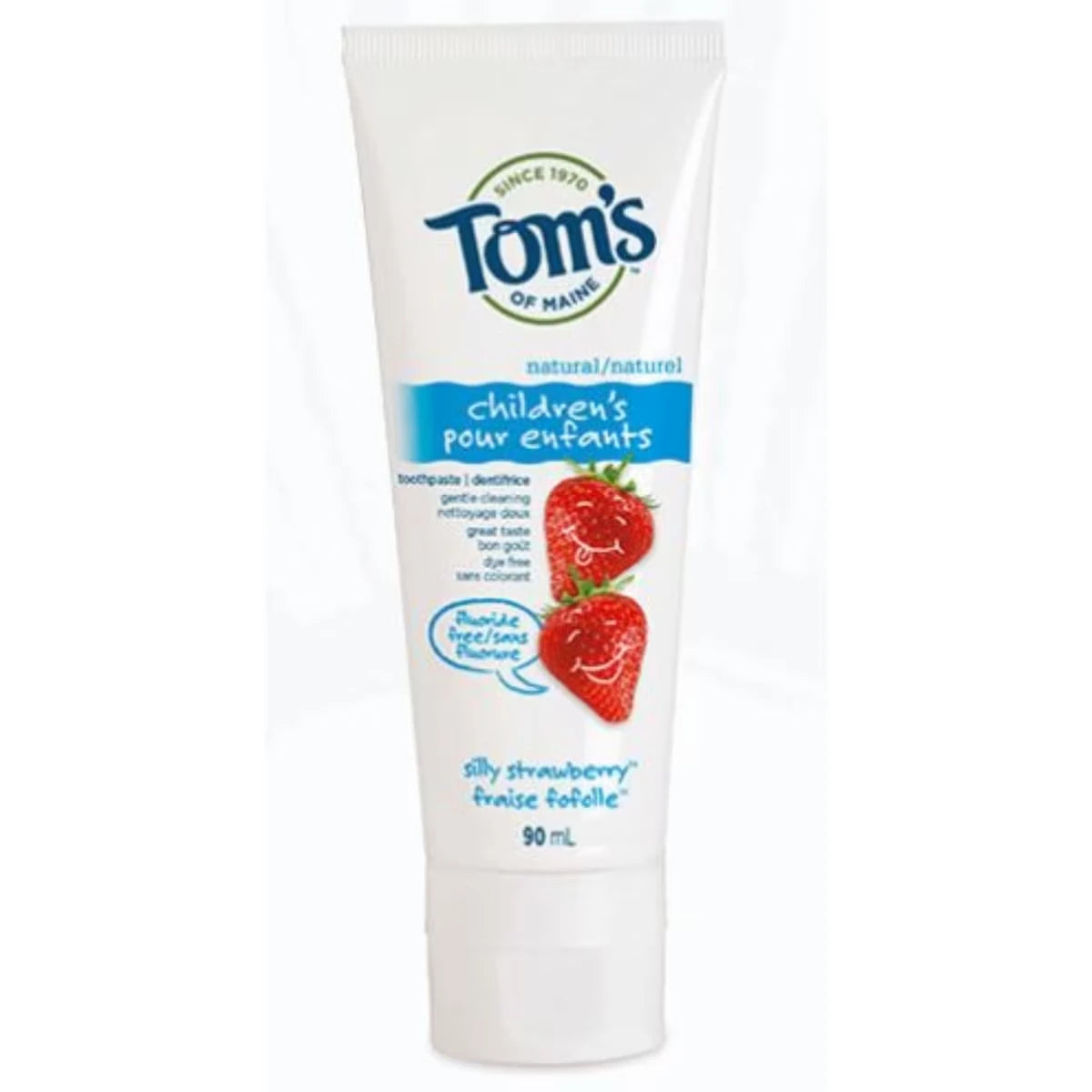 Pasta Dental Infantil Frutilla sin Flúor 90 ml Tom's of Maine
