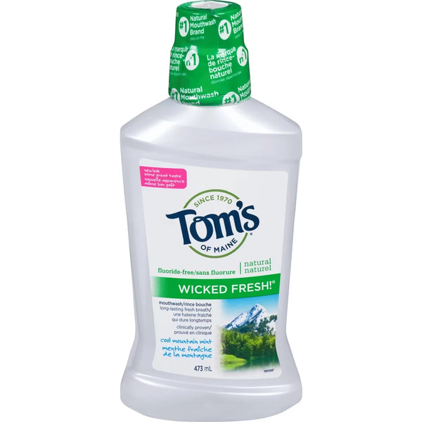 Enjuague Bucal sin Flúor Wicked Fresh Cool 473 ml Tom's of Maine