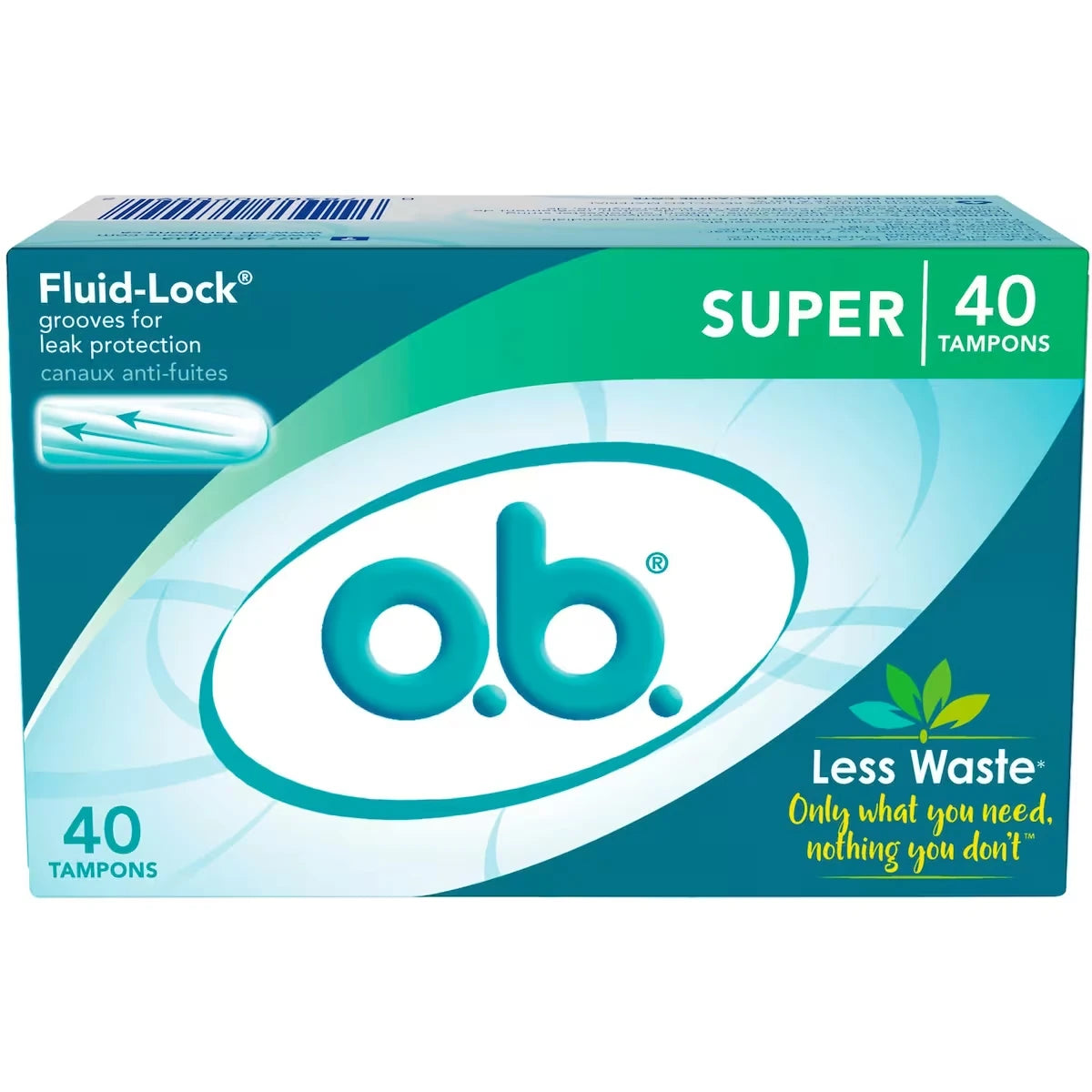 Tampones sin Aplicador Original Absorción Super O.B.