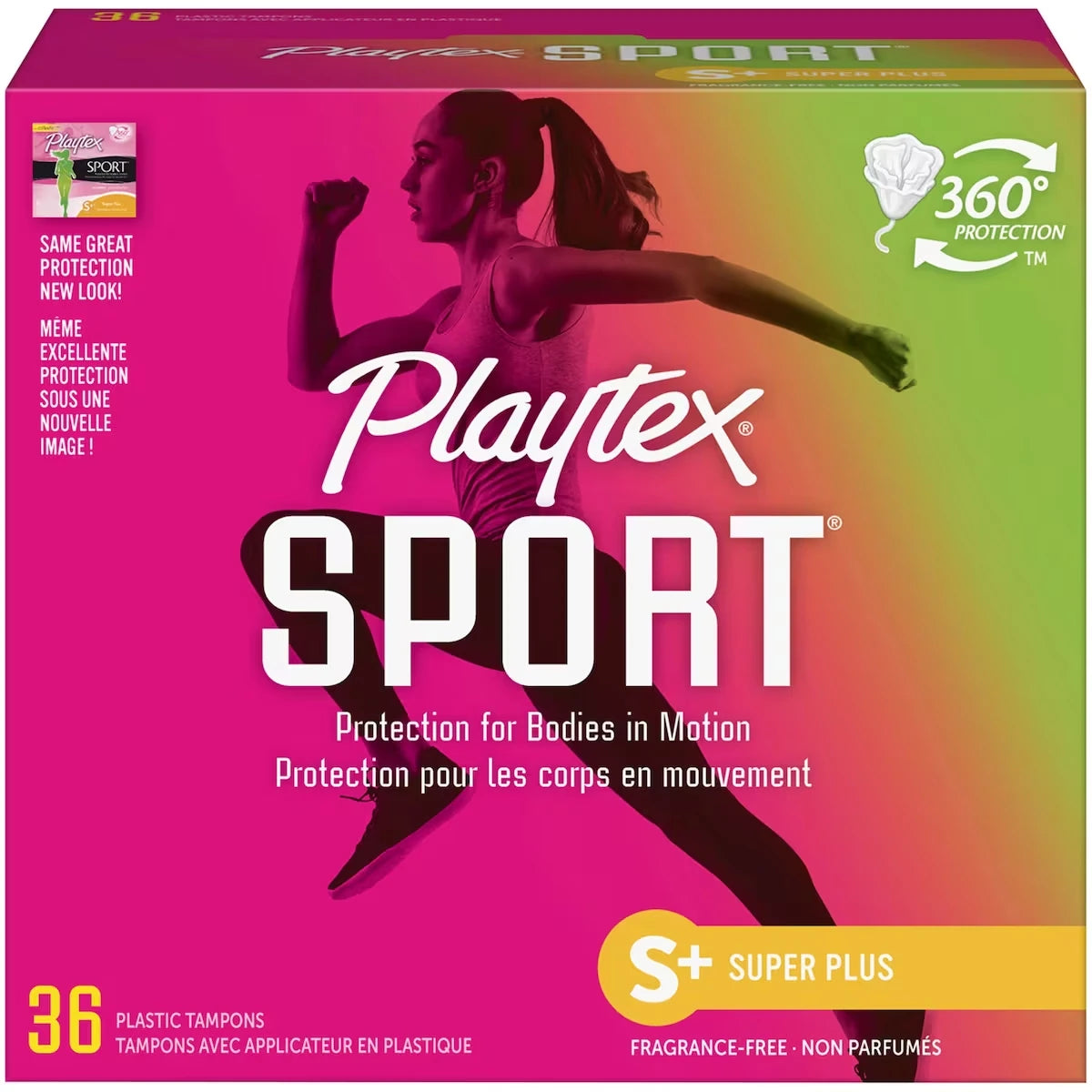 Tampones Sport sin Perfume Absorción Super Plus Playtex