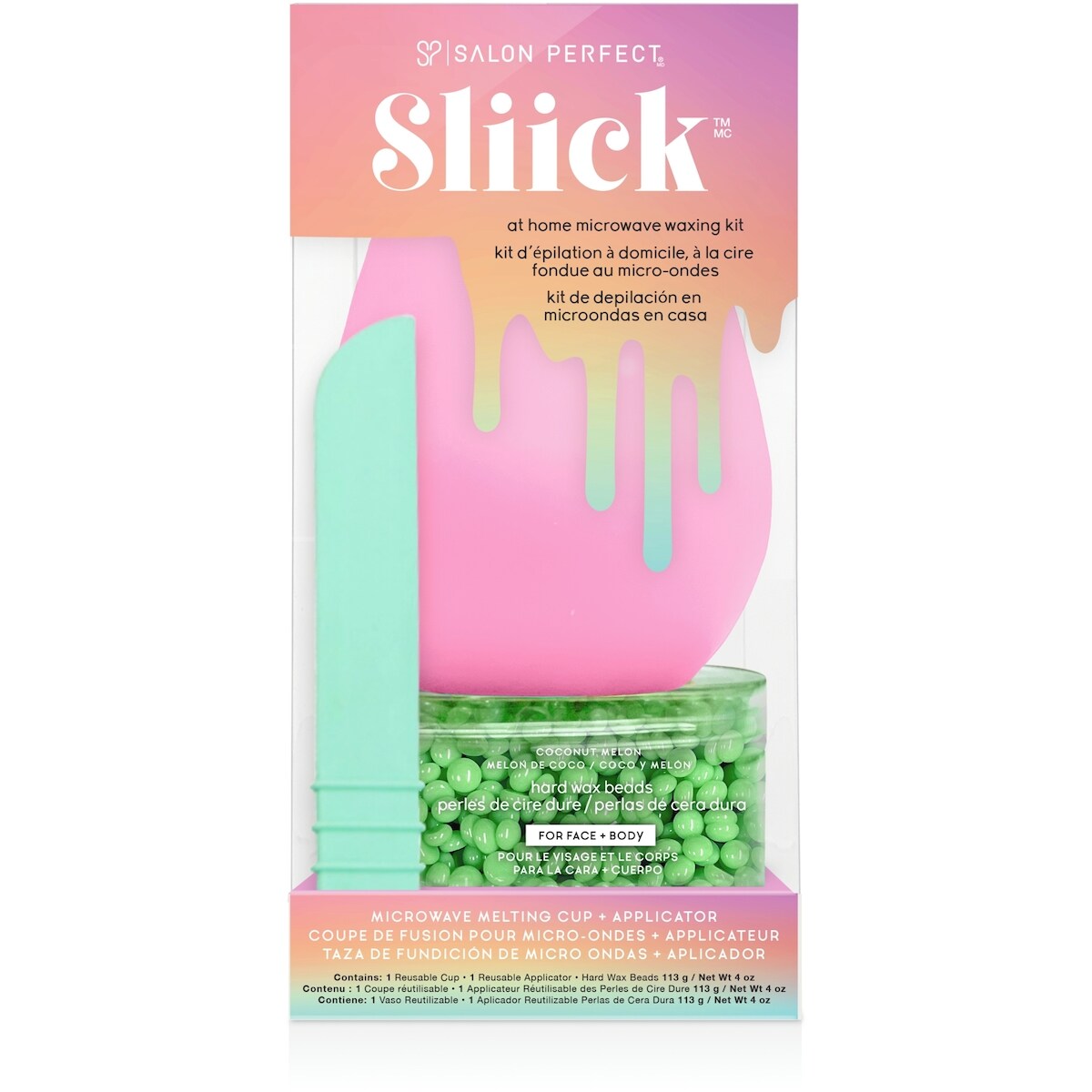 Kit de Cera para Microondas Sliick Salon Perfect