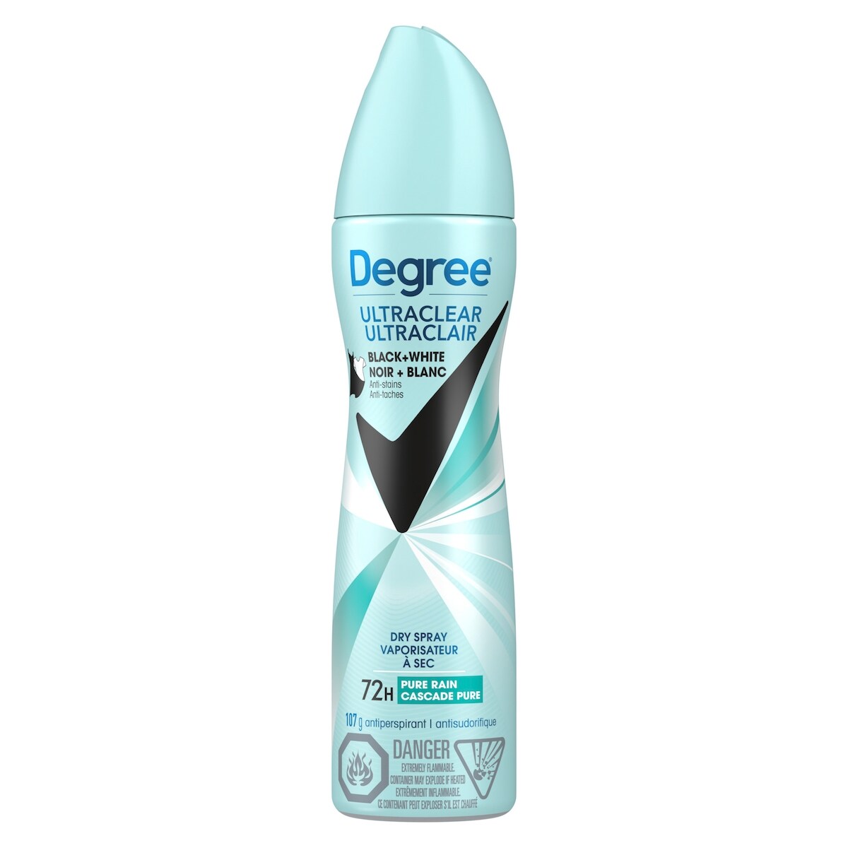 Antitranspirante Spray Seco Dove Black+White Eau Vive Degree