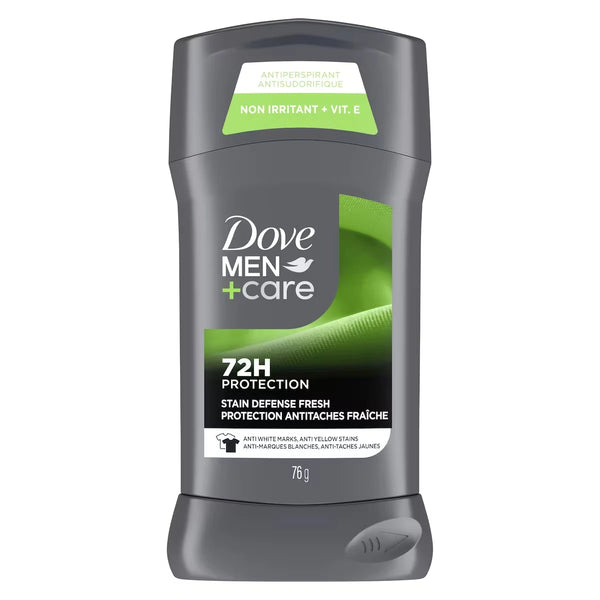 Antitranspirante en Barra Men+Care Stain Defense Fresco Protección Dove