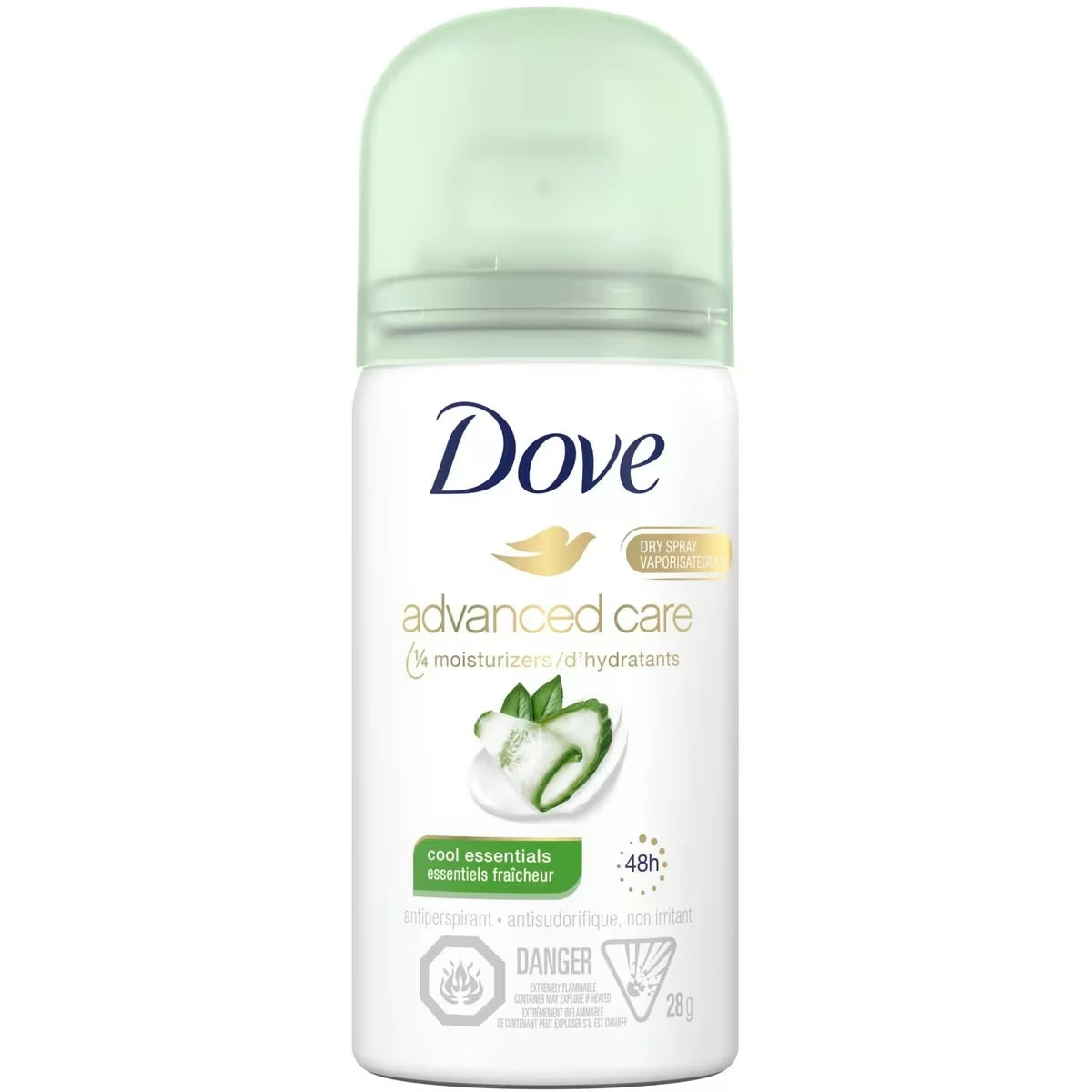 Antitranspirante en Spray Seco Frescura Esencial 28 g Dove