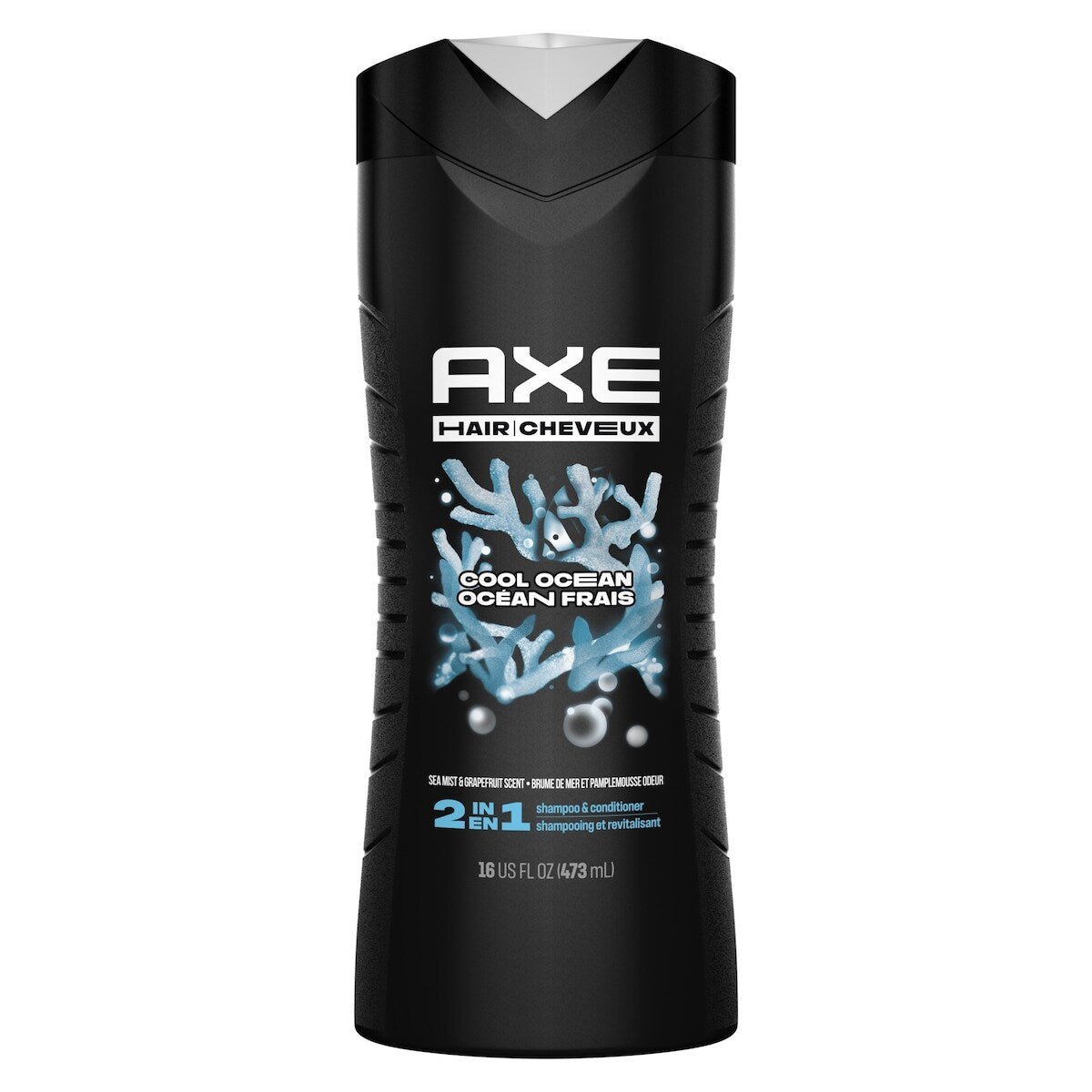 Shampoo y Acondicionador 2 en 1 Cool Ocean Mentol 473 ml Axe