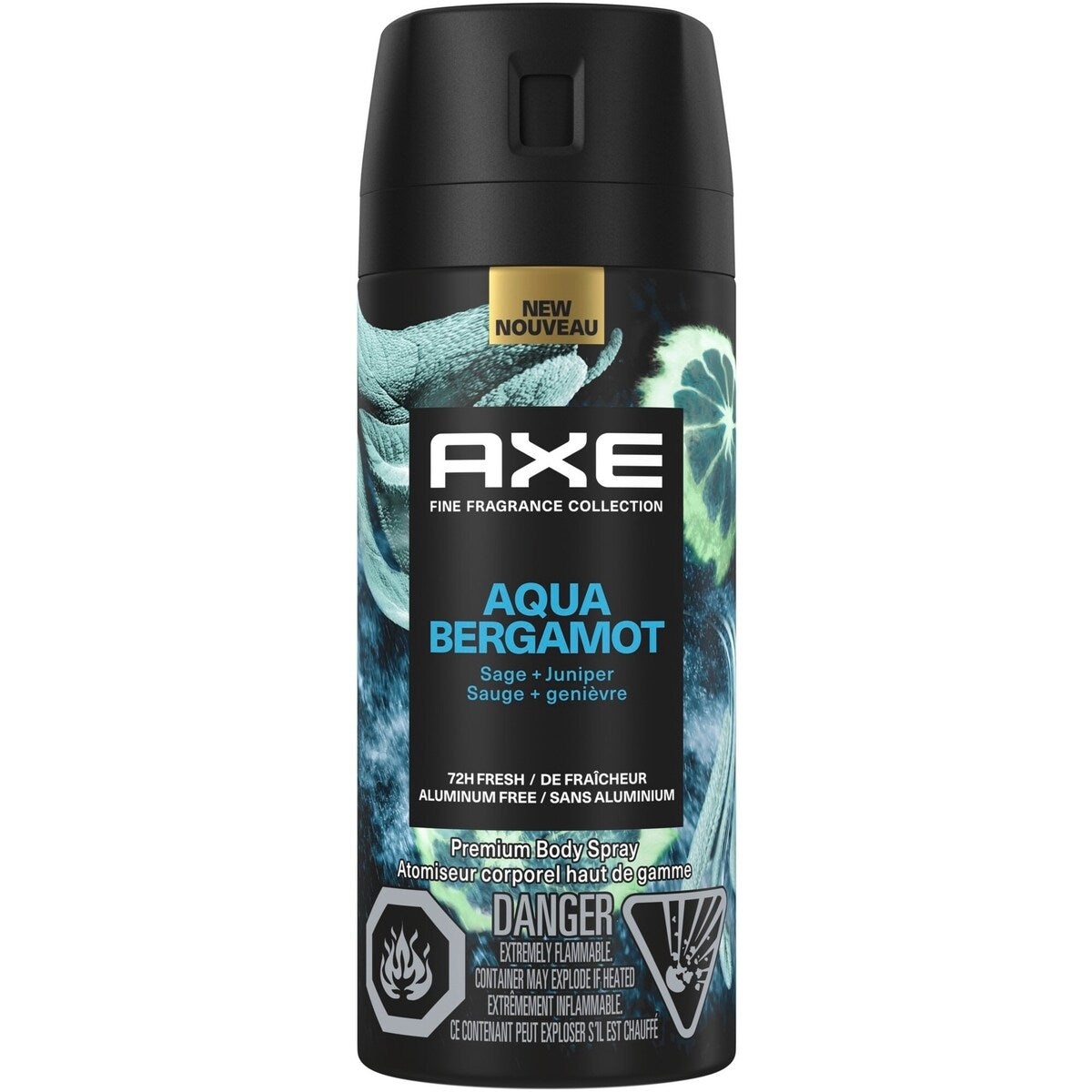 Spray Corporal Fine Fragrance Bergamota Acuática Axe