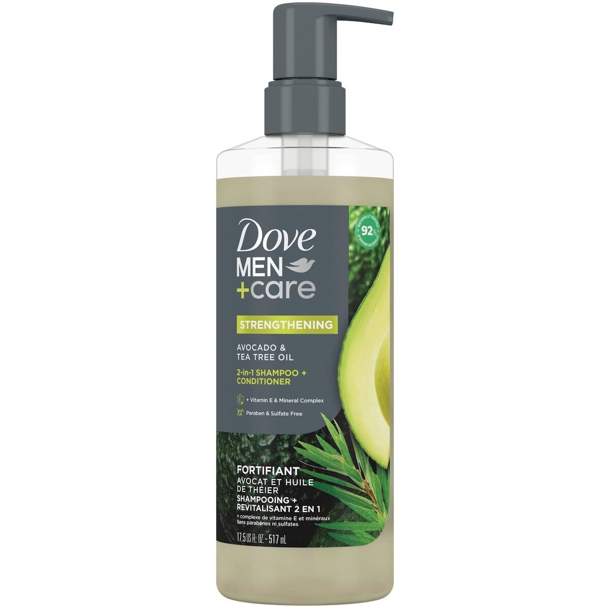 Shampoo + Acondicionador 2 en 1 con Limpiadores e Hidratantes Dove