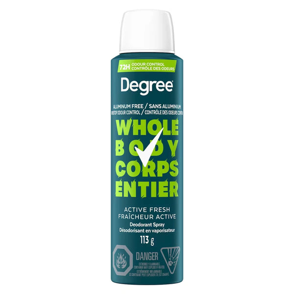 Desodorante en Spray Cuerpo Entero para Hombre 113 g Degree