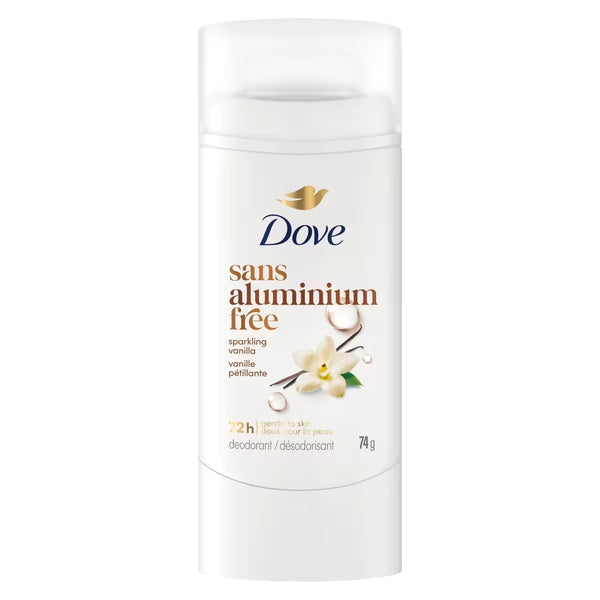 Desodorante en Spray Vainilla Efervescente sin Aluminio 74 g Dove