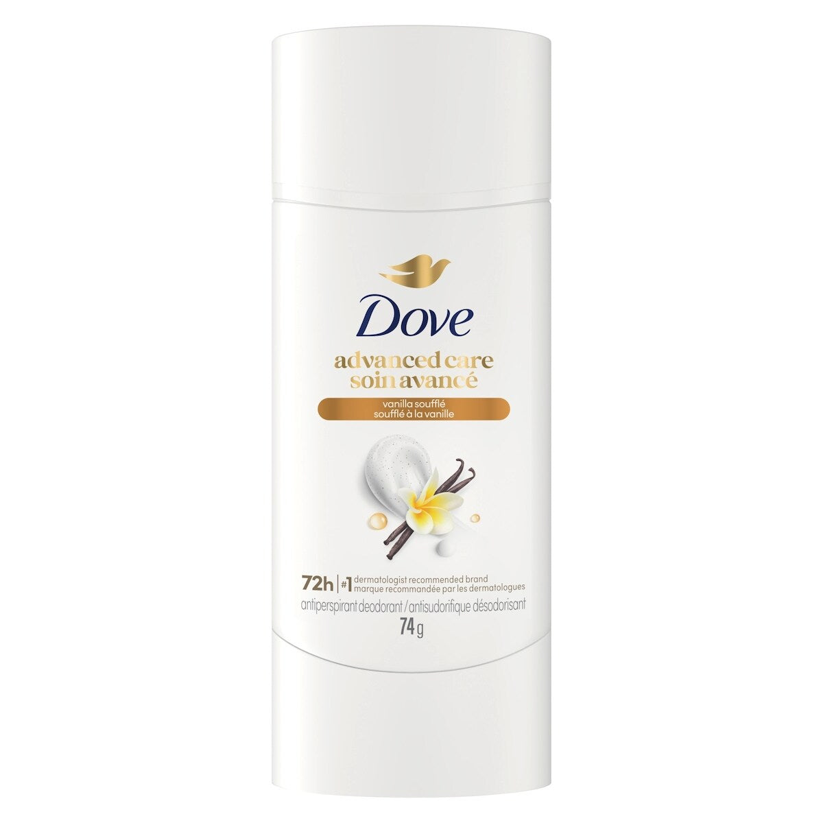 Desodorante Antitranspirante Advanced Care Vainilla 74 g Dove