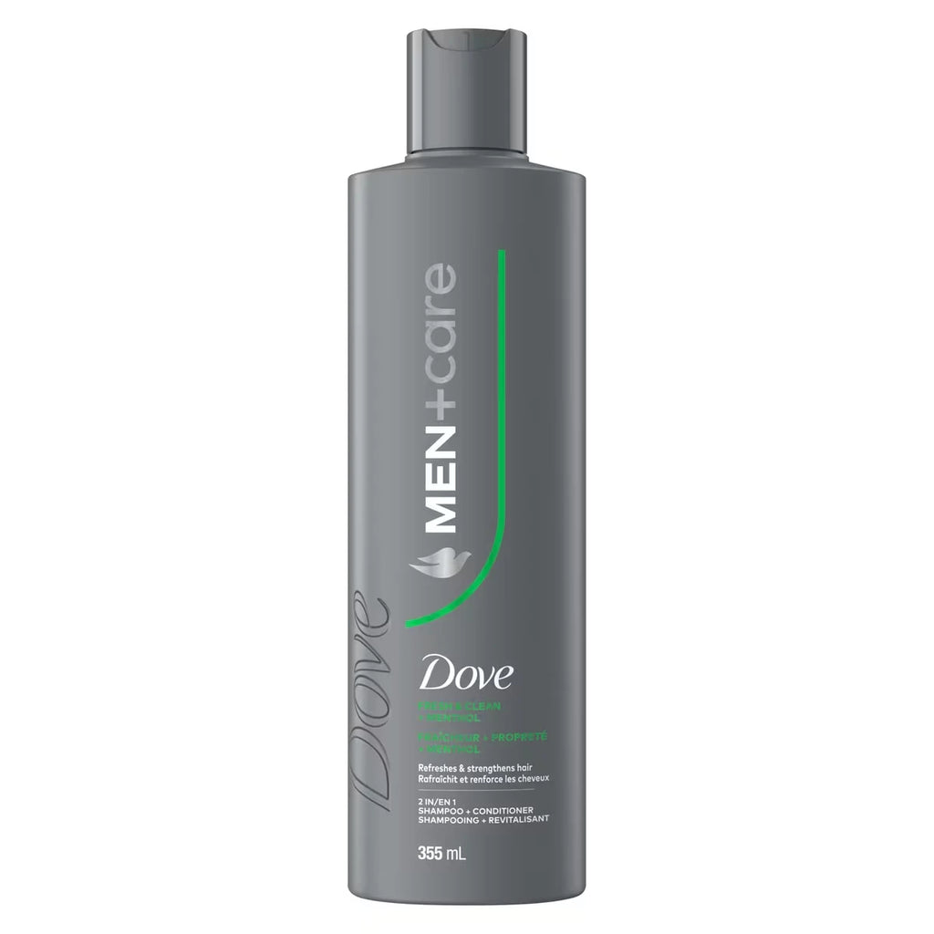 Shampoo y Acondicionador 2 en 1 Men+Care con Mentol 530 ml Dove
