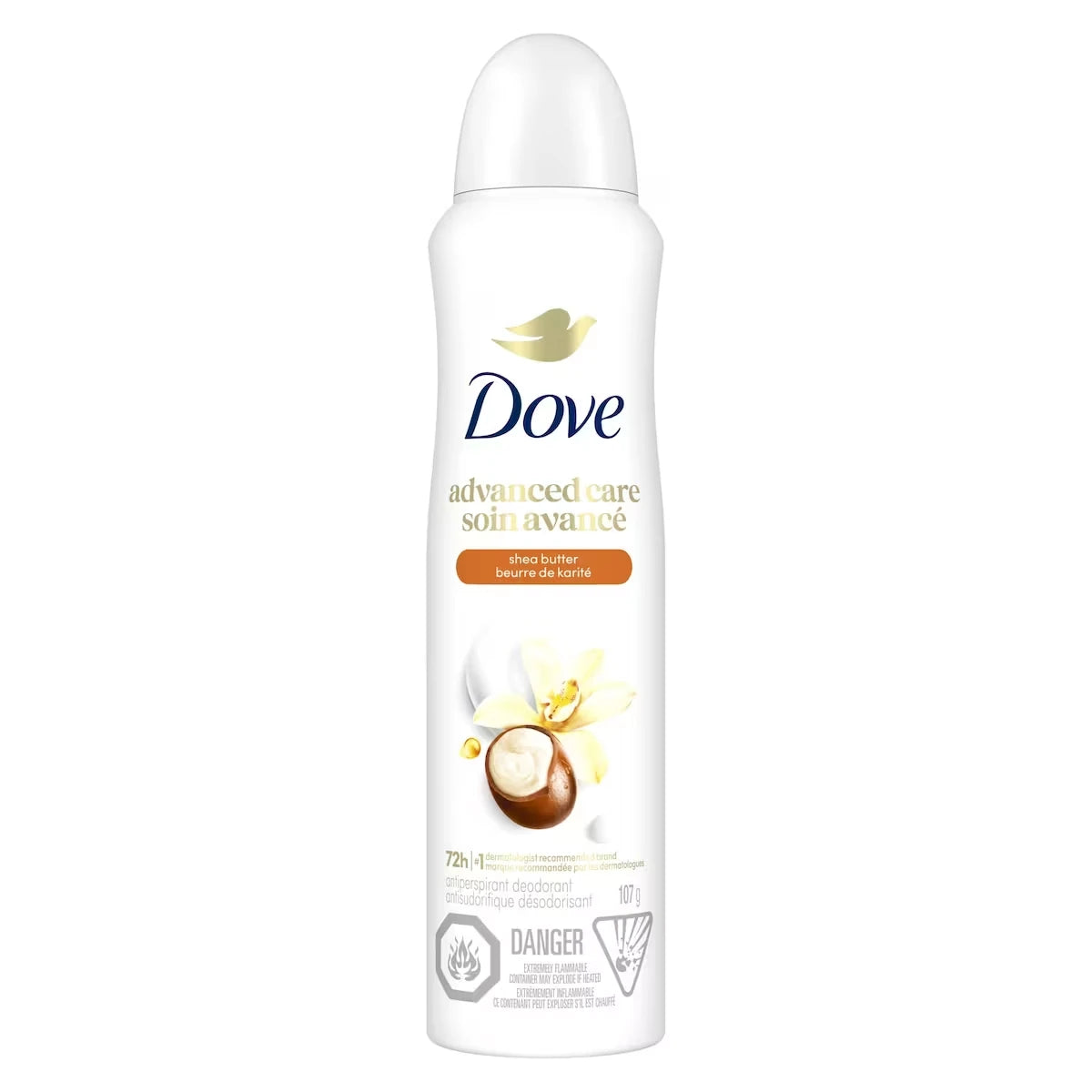 Spray en Seco Manteca de Karité 107 g Dove