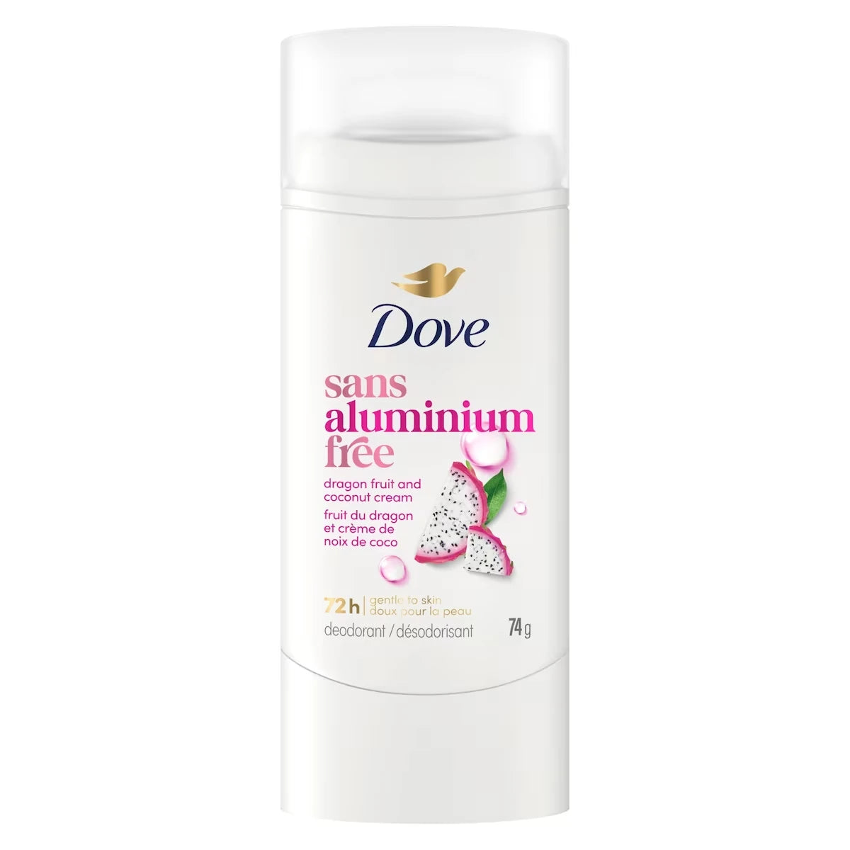 Desodorante en Spray Fruta del Dragón Crema de Coco 74 g Dove