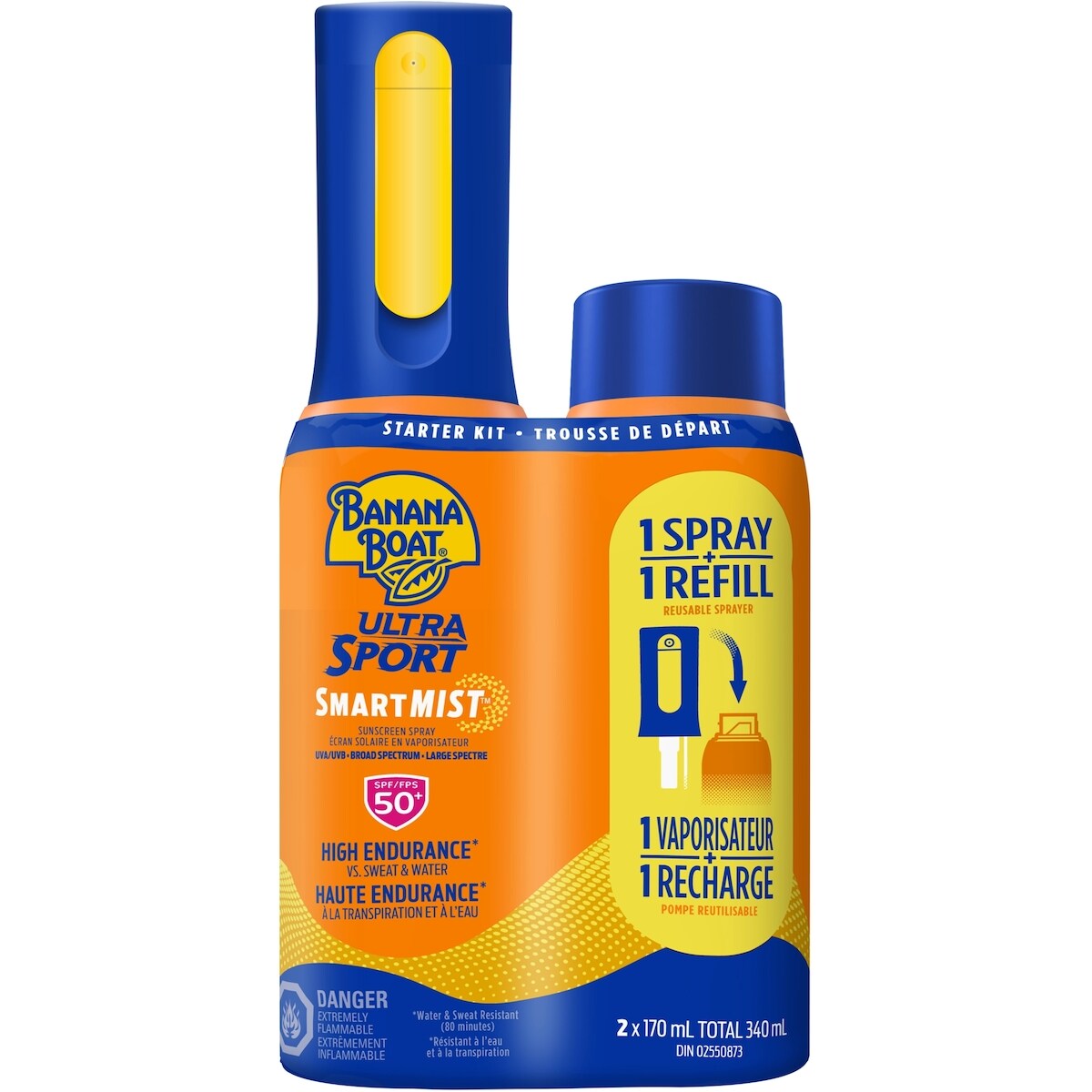 Protector Solar Kit Ultra Sport FPS 50+ Banana Boat
