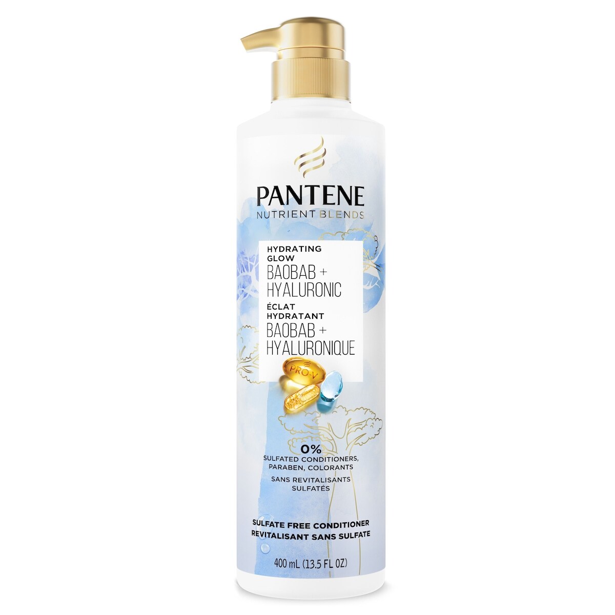 Acondicionador Hidratante sin Sulfatos Baobab 400 ml Pantene