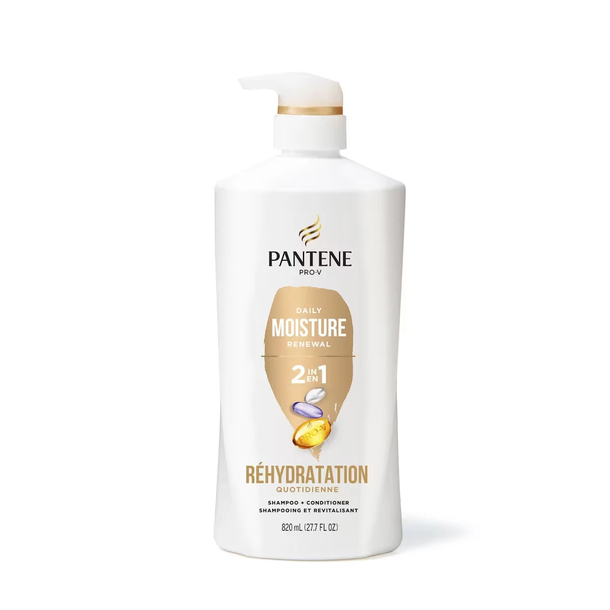 Shampoo y Acondicionador 2en1 Rehidratación de Uso Diario Pantene