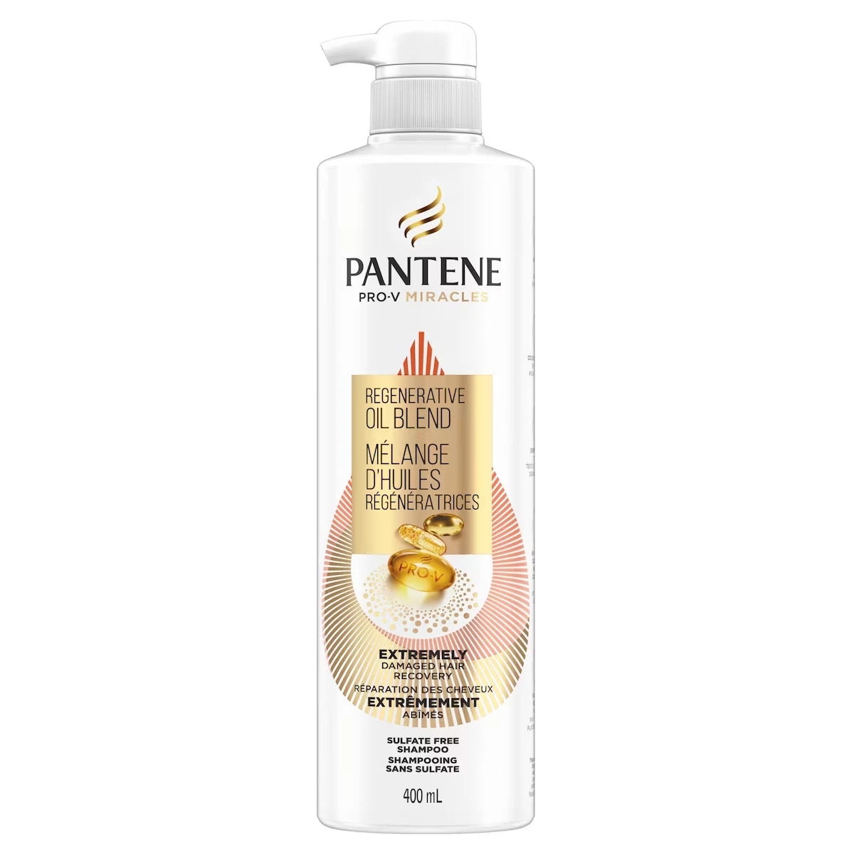 Shampoo Pro-V Miracles Daños Extremos Mezcla de Aceites Pantene