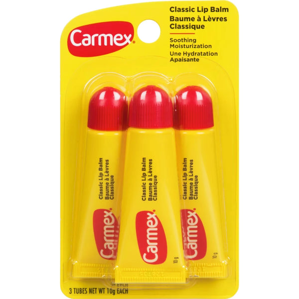 Bálsamo Labial Clásico 3 Tubos x 10 g Carmex